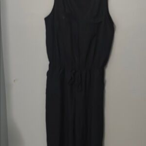 Elegant navy blue Sleeveless Dress